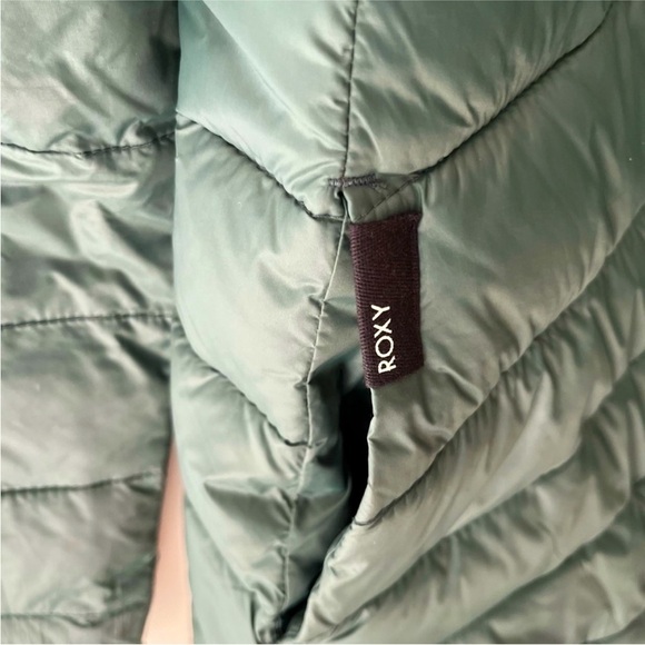 Roxy lightweight Green Jacket Medium - Picture 2 of 4